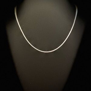 Sterling silver square snake chain